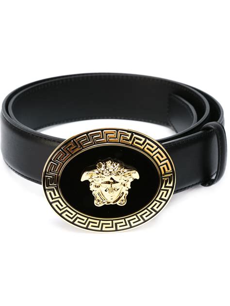 versace belt used|black and gold versace belt.